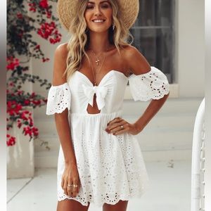 Hello Molly Never Empty dress in White